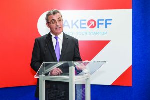 Minister for Education and Employment, Hon. Evarist Bartolo during the launch of TAKEOFF Photo by Jean Claude Vancell 