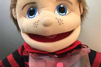 A photo of a puppet