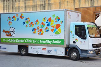 The Mobile Dental Unit truck