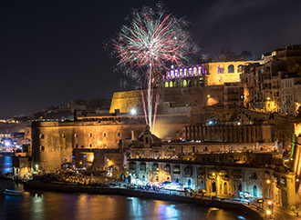 Valletta by night