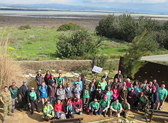 Group photo - BioBlitz event in Cyprus with underwater drone