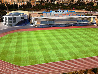 Artistic impression of sports complex at UM