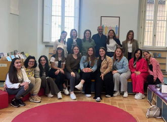 A group of nine BA (Hons) Early Childhood Education and Care third year students recently visited childcare centres and kindergartens in Macerata, Italy