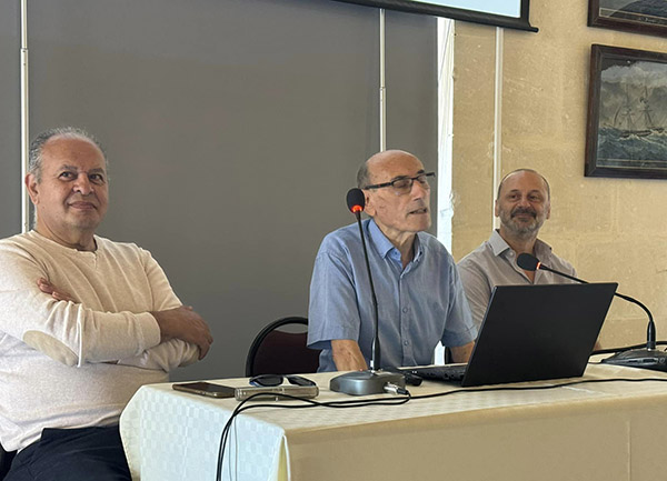 Three speakers during the seminar
