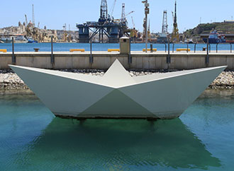 Boat in the sea