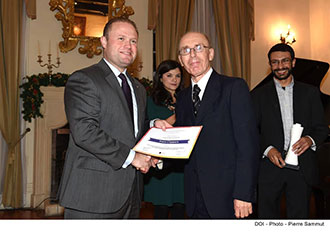  Frans Ciappara winner of National Book Prize