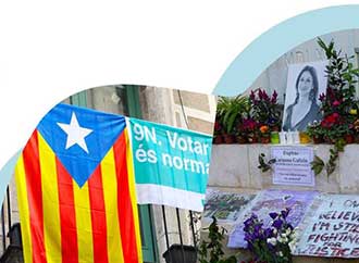 Flag and photo