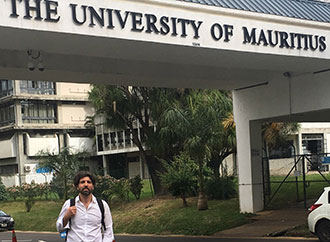 Stefano Moncada at the University of Mauritius