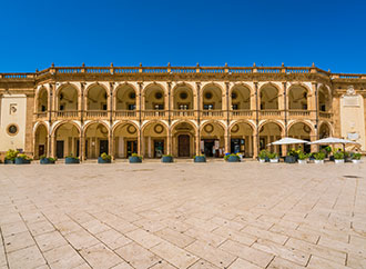 Piazza della Repubblica in Mazara del Vallo, town in the province of Trapani, Sicily, southern Italy