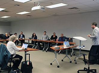 Dr Omar Grech give lecture