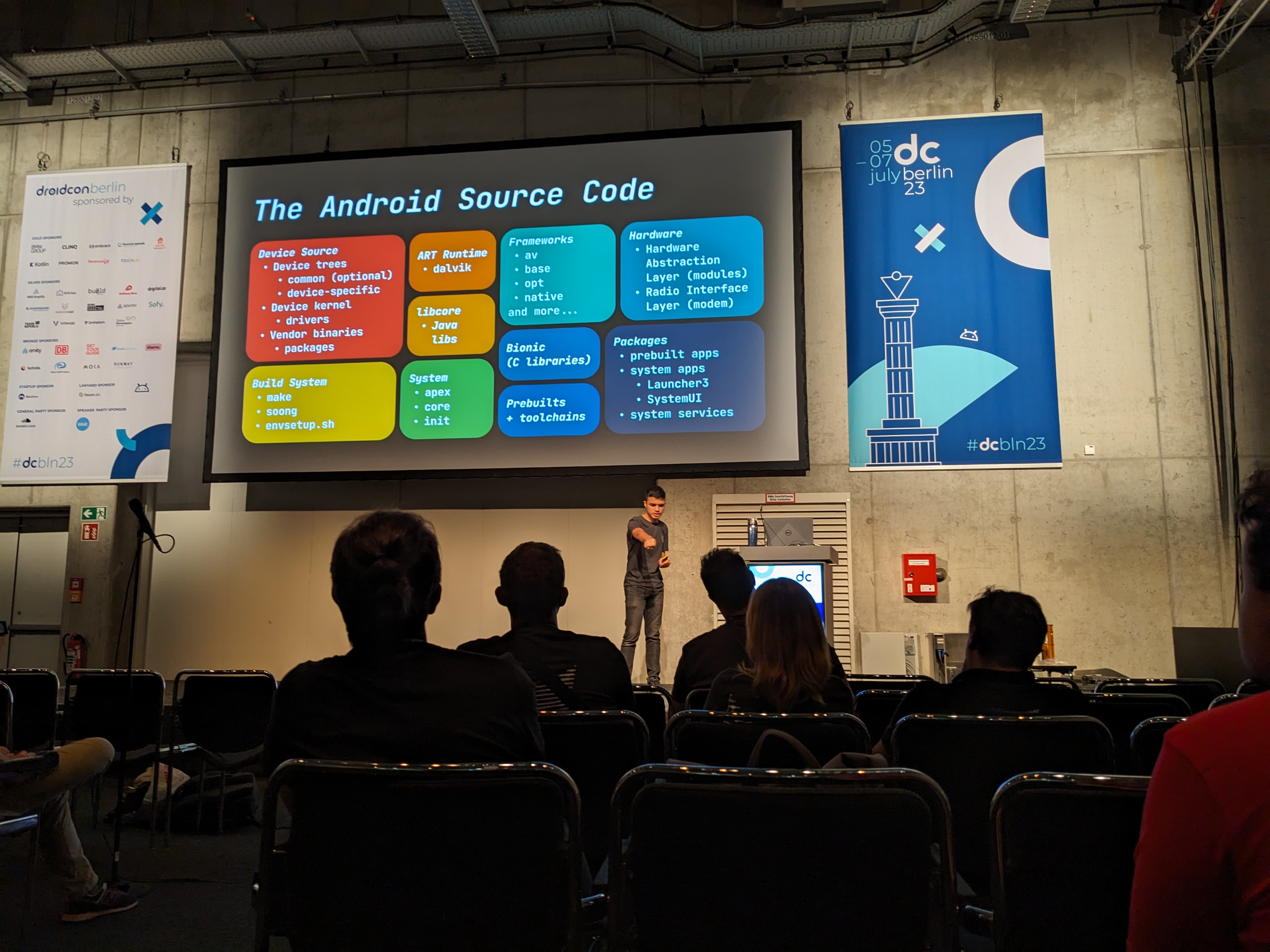 James Gatt at droidcon Berlin