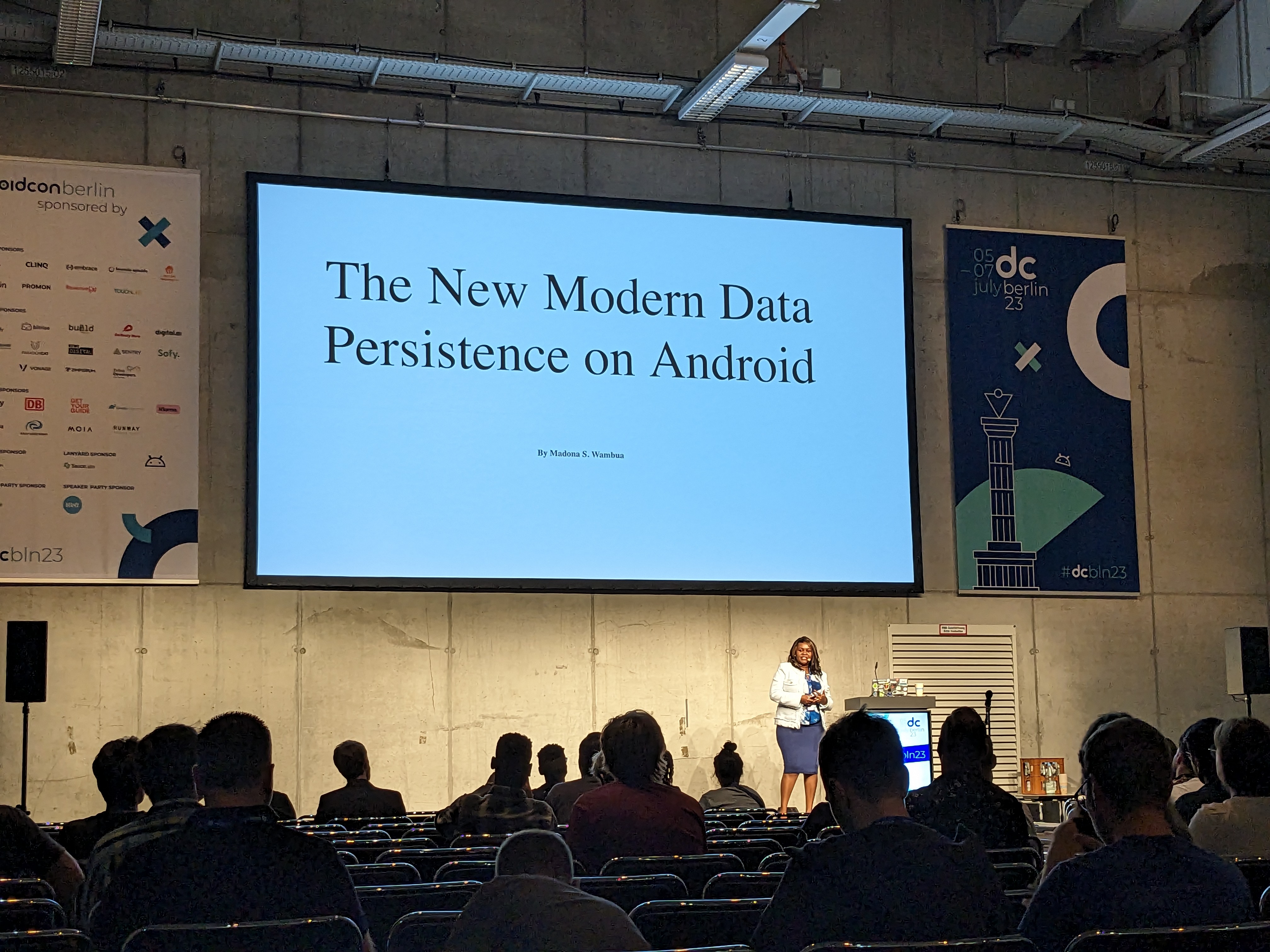 James Gatt at droidcon Berlin