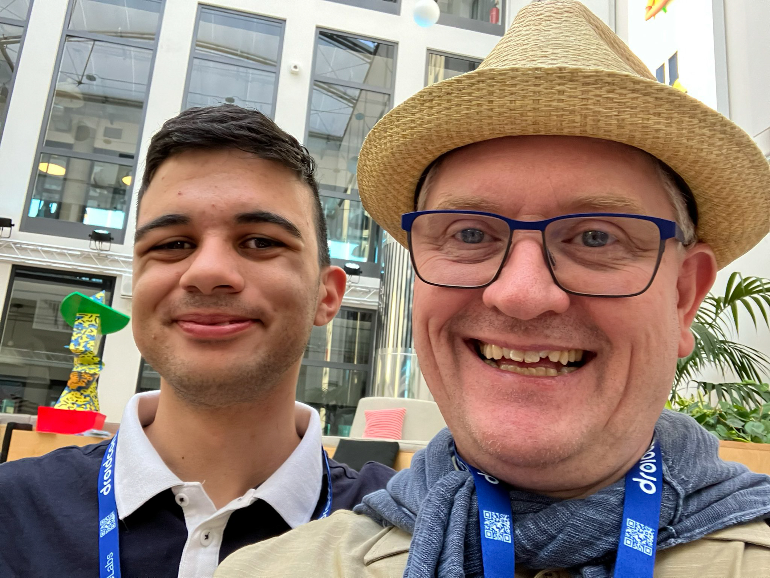 James Gatt at droidcon Berlin