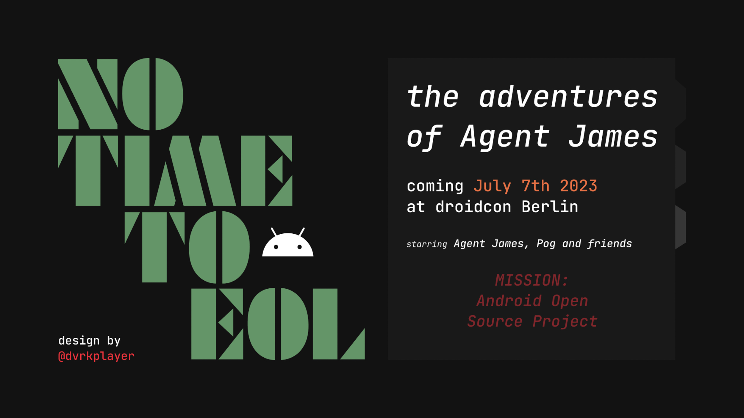 James Gatt at droidcon Berlin