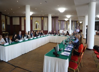 Attendees at the conference