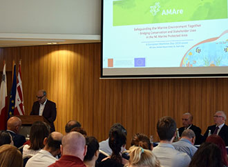 Hon Hose Herrera addressing the participants