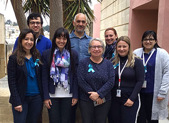 Staff and students at ISFS