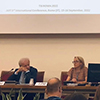 Professor Maria Attard at a conference in Rome