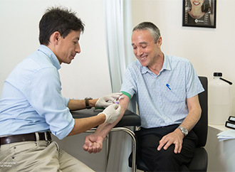 Prof. Ing. Simon G Fabri is the first UM academic to give Blood Donation for studjuDWARNA’s biobank
