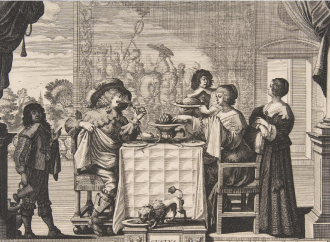 Painting - a banquet