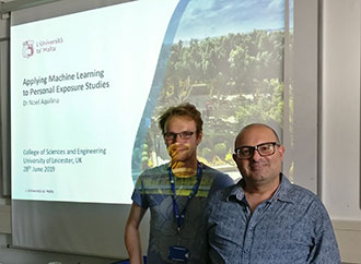 Noel Aquilina at University of Leicester