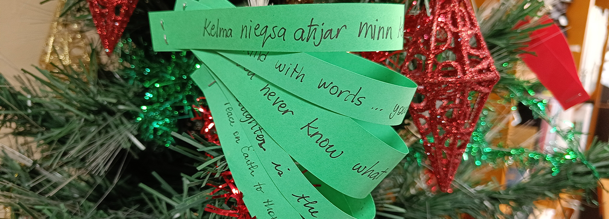 Tree+ | Messages of Hope, Peace and Love - Newspoint - University of Malta