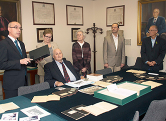 John F. Marks at the University Library