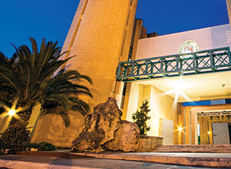 UM Msida Campus at night