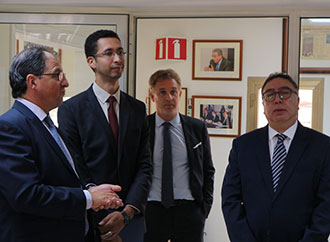 Visit to MEDAC by H.E. Ambassador of Tunisia and Mr Mohamed Wael