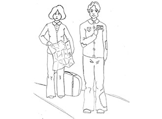 Pat's painting - male and female