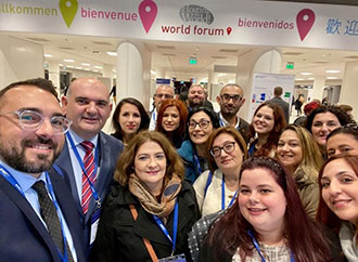 Group photo of the maltese delegation at the 29th Alzheimer Europe Conference in The Hague.