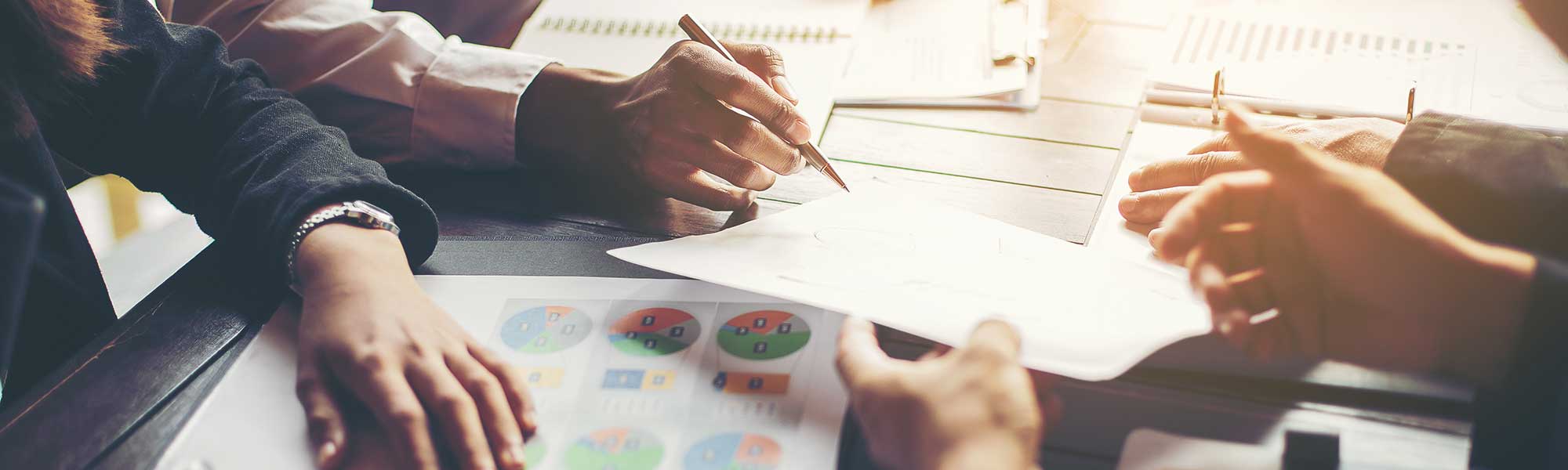 Student working on notes