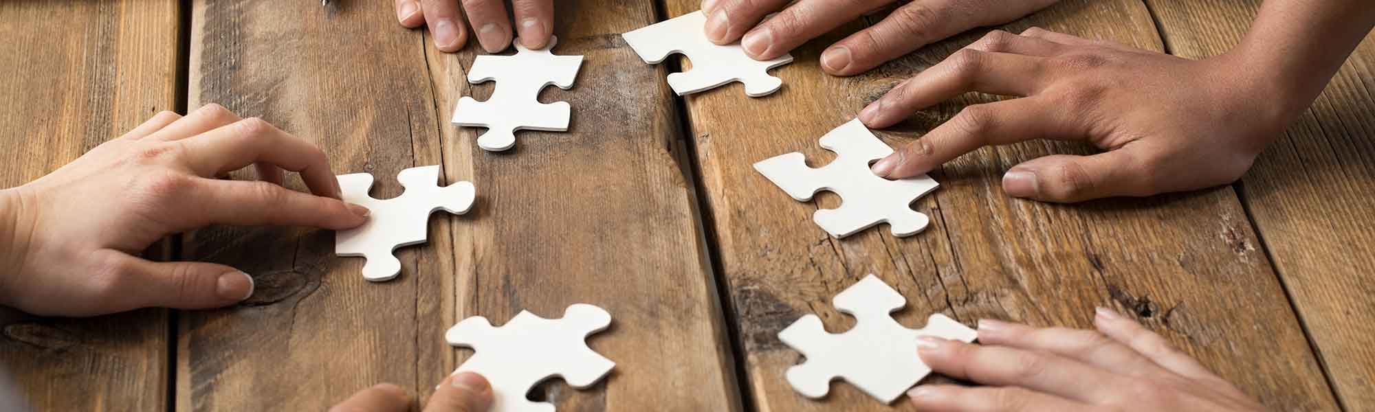 Putting a jigsaw together