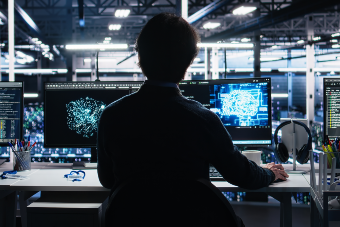 Visualisation of an Engineer at a Computer - Res. Adjusted for Thumbnail