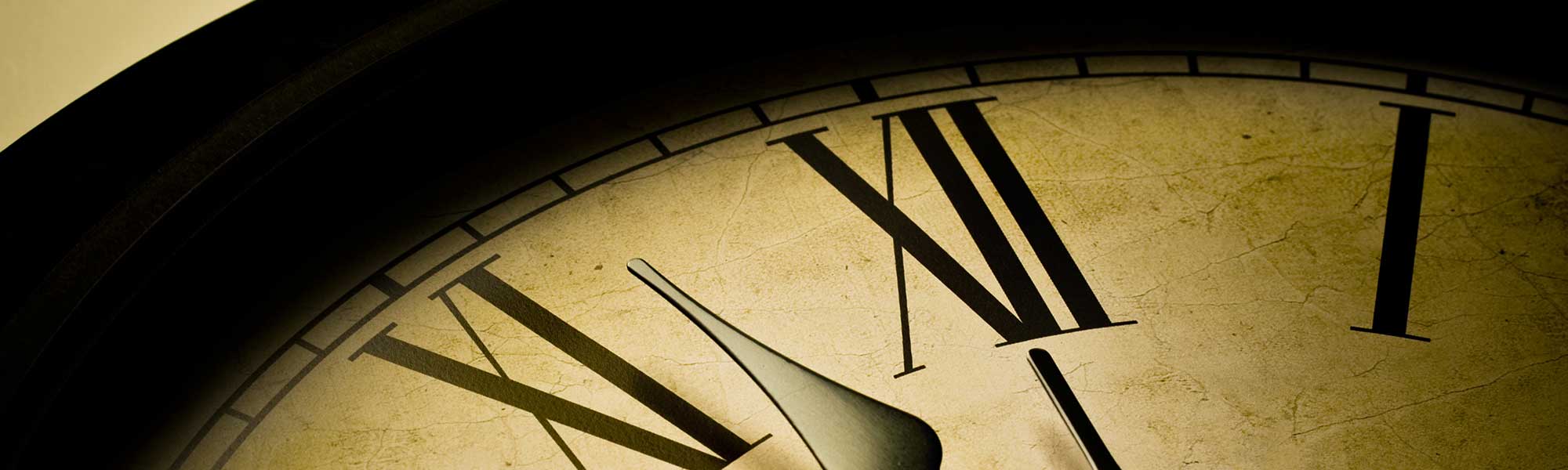 A close up picture of a clock face