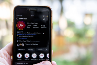 Person using a laptop