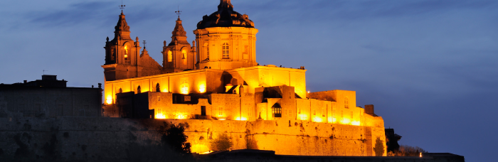 Mdina by night