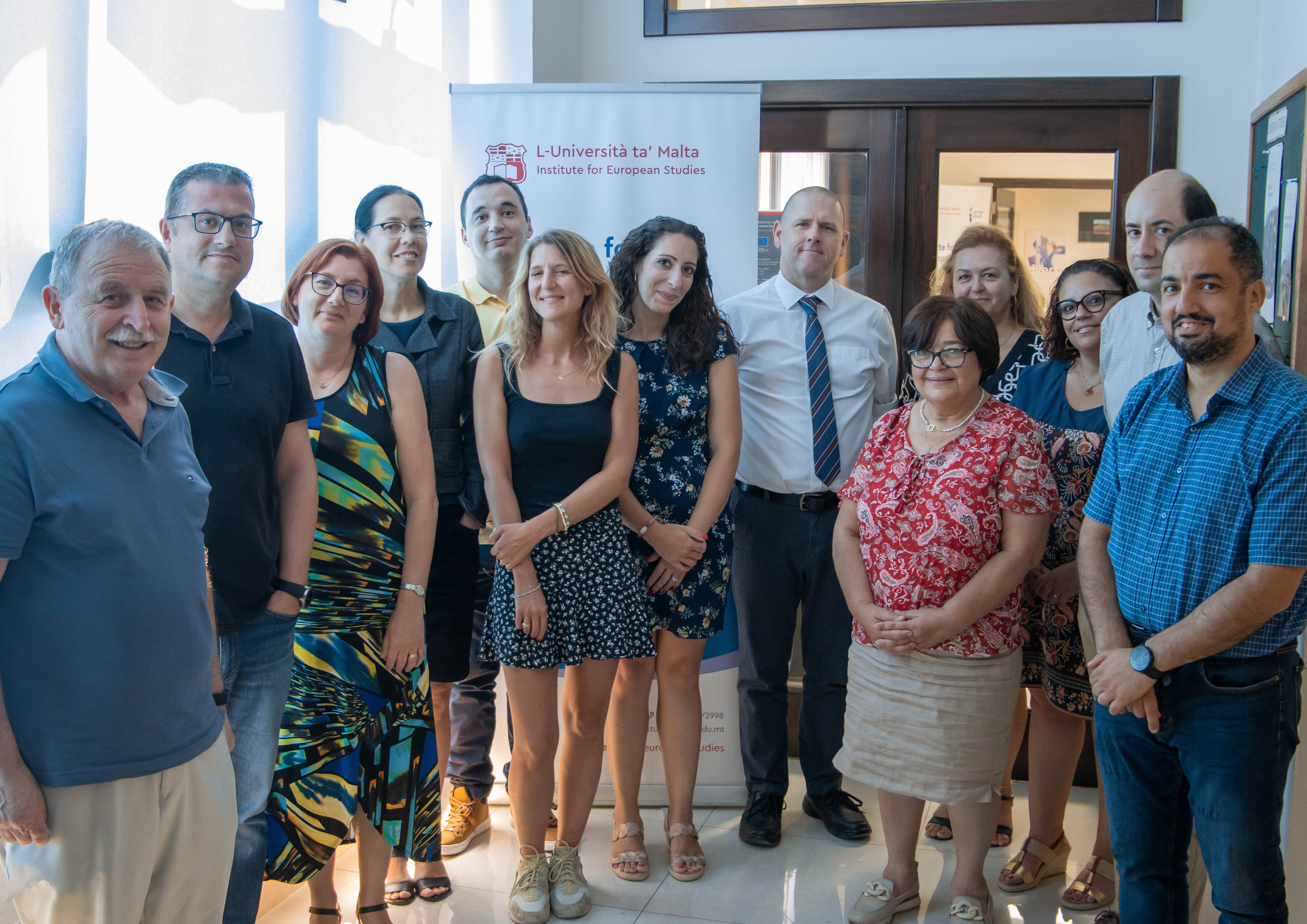 A photo showing all the staff from EDRC.