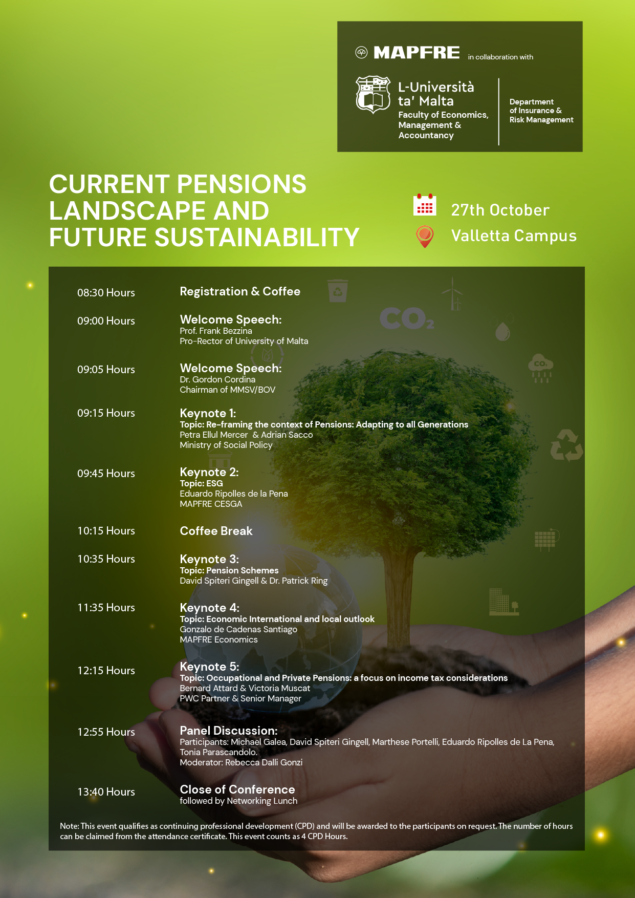details regarding programme
