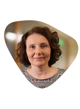 A photo of Professor Justyna Deszcz-Tryhubczak