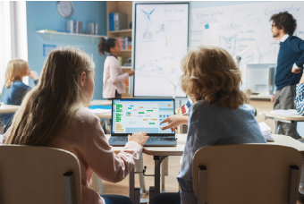 Image of students learning in a classroom