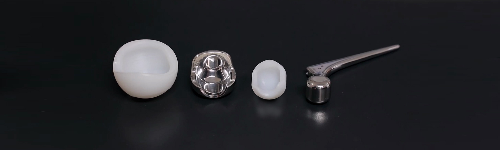 Components of a hip implant