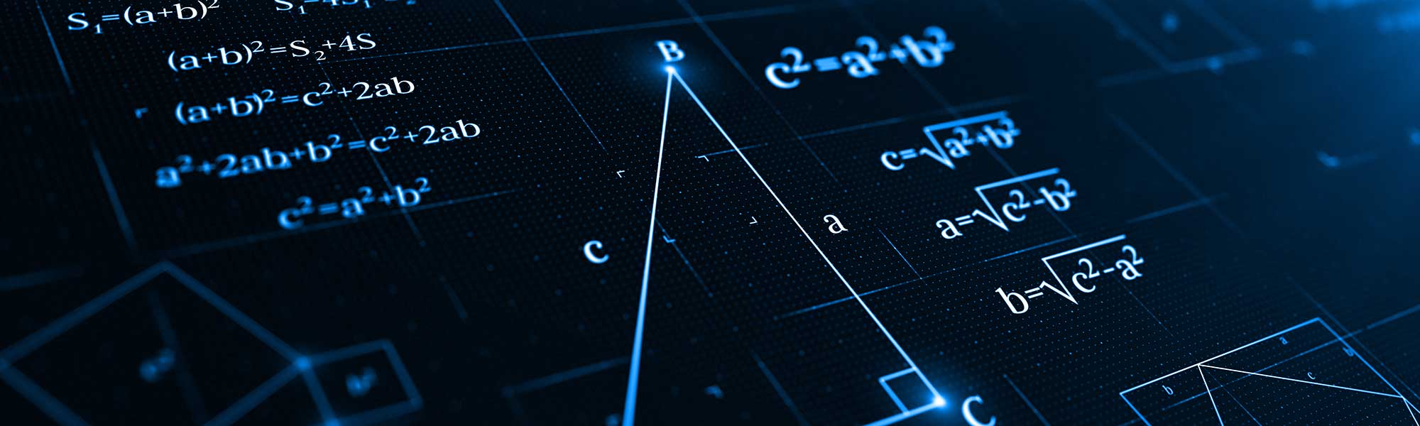 Formulae on blackboard
