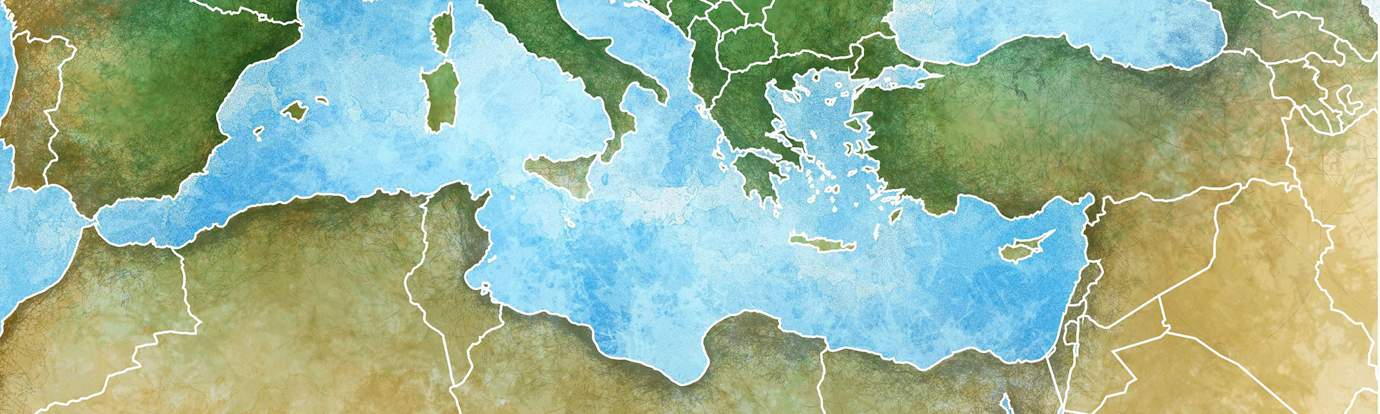 Map of the Mediterranean
