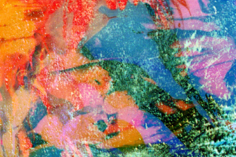 abstract colour splash rainbow