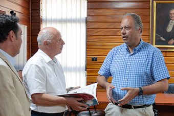 FICT publication presented to Rector