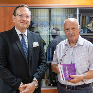 Presentation of Criminal Law Books to University Rector
