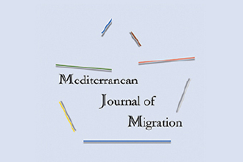Mediterranean journal of migration on a light blue background