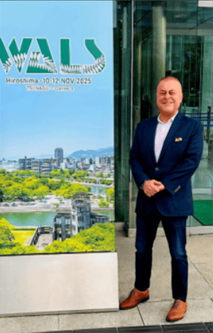 Dr Patrick Camilleri at WALS Hiroshima