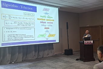 Professor Ing. Owen Casha speaking at ICECS 2025